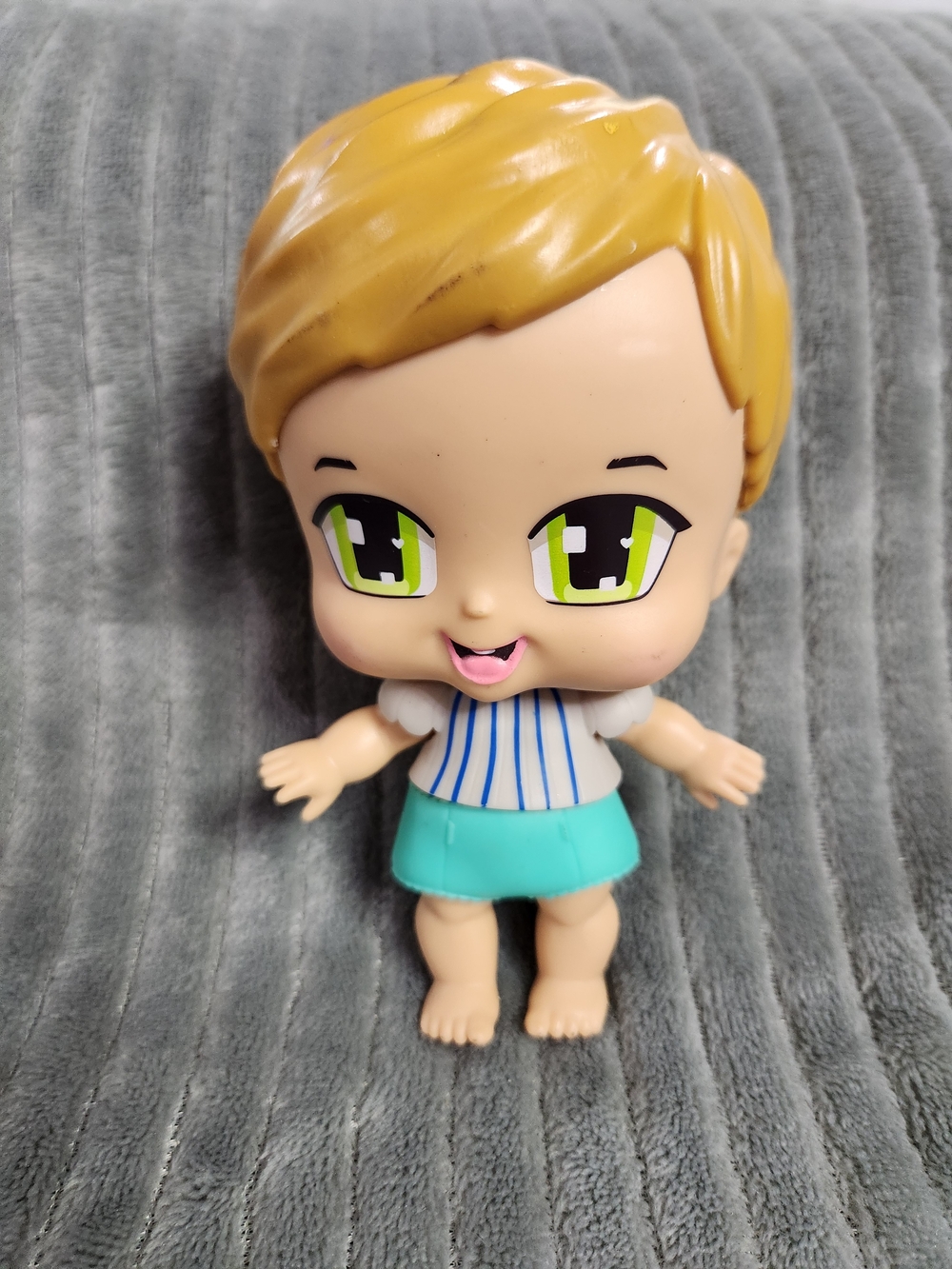 Boxy Babies Triplet Surprise Wiley Boy Baby Doll Green Eyes 2018 Just Play Toy